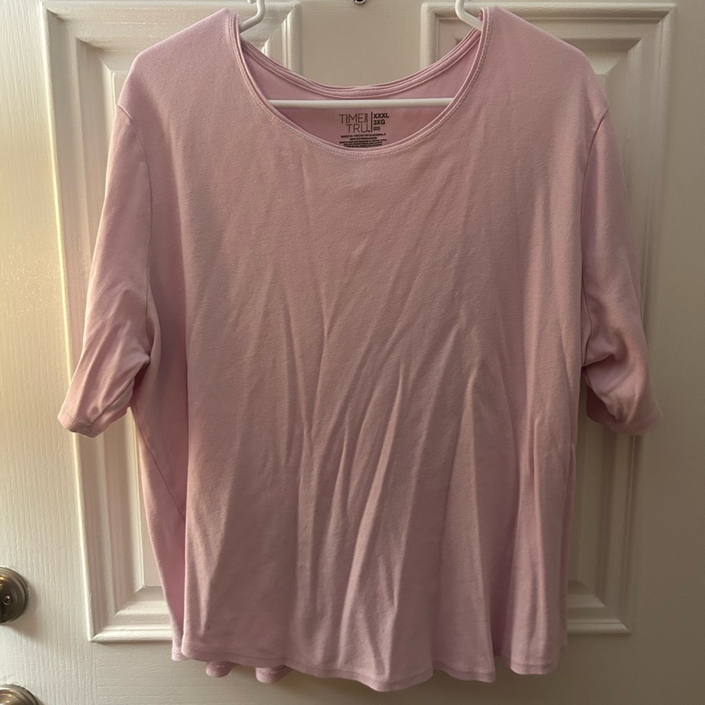 Time and Tru Pink Shirt